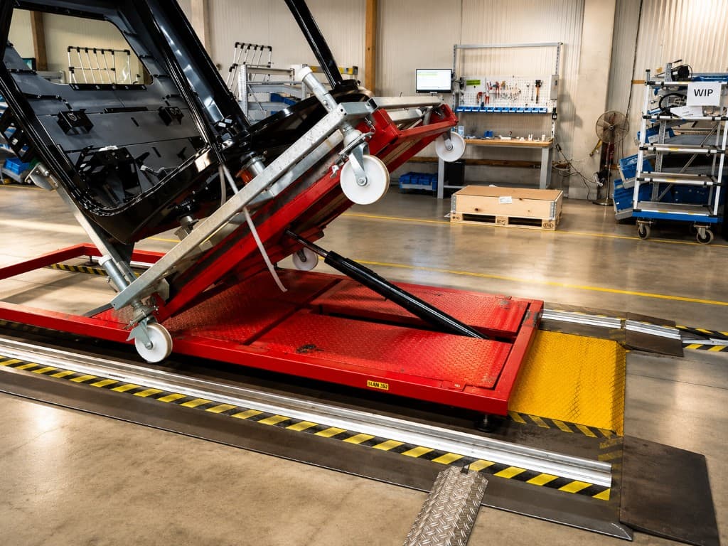 Hydraulische Hubtischanlage